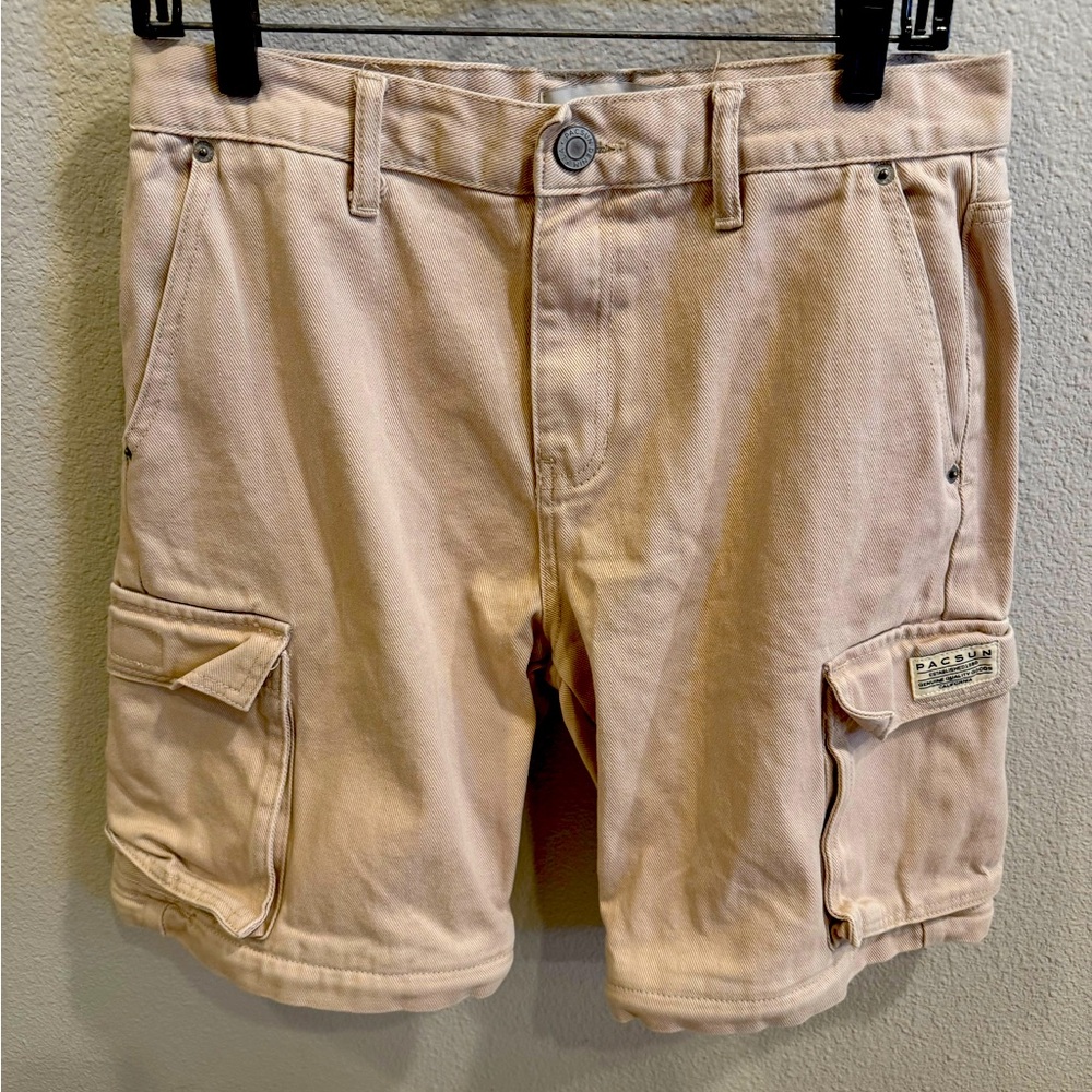 Men’s PAC Sun tan cargo shorts